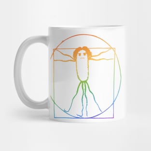 Vitruvian Angry Bacteria Mug